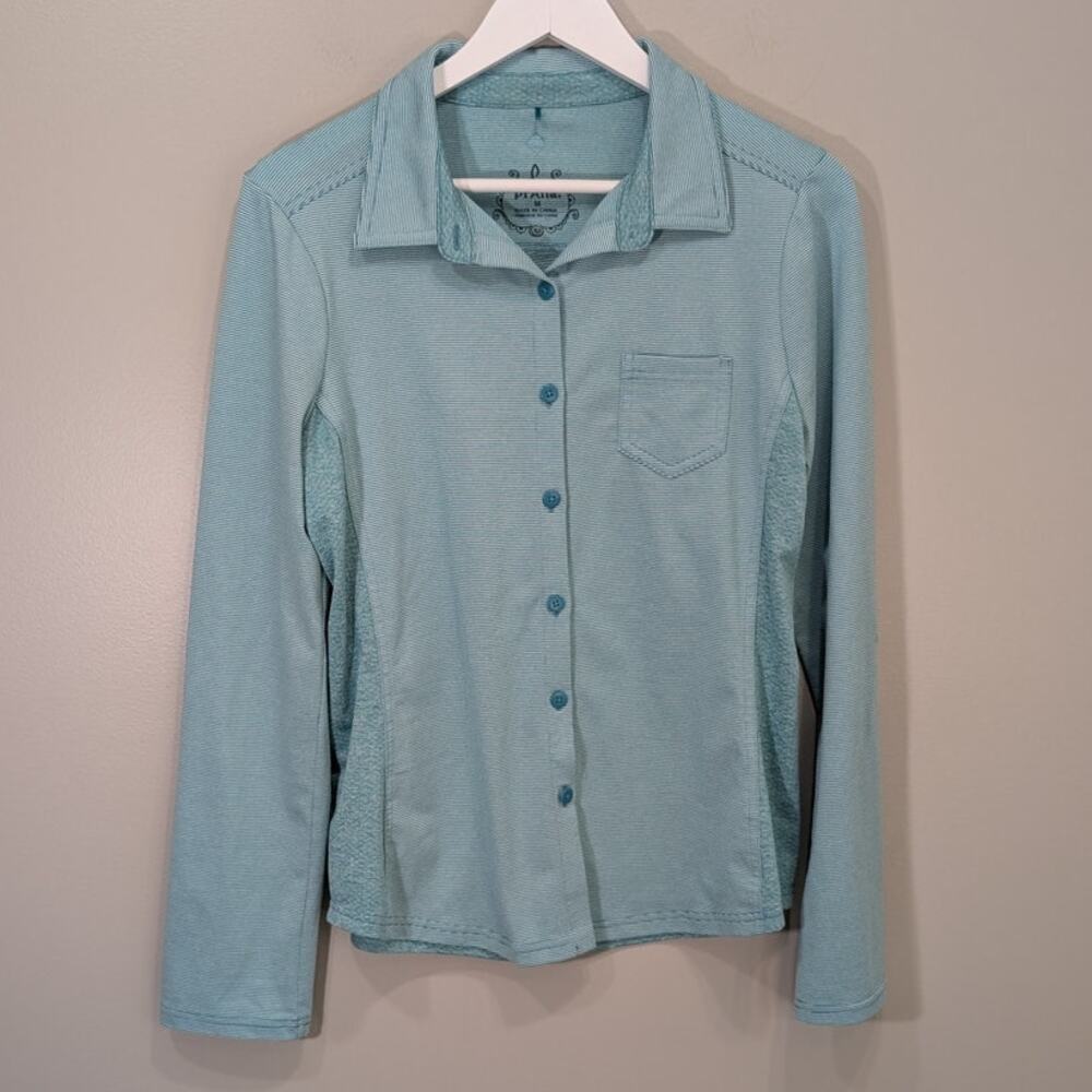 Prana Kinley Shirt Women Button Down Outdoor Travel Gorpcore Casual - Size M